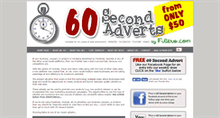 Desktop Screenshot of 60secondadverts.fullbus.com
